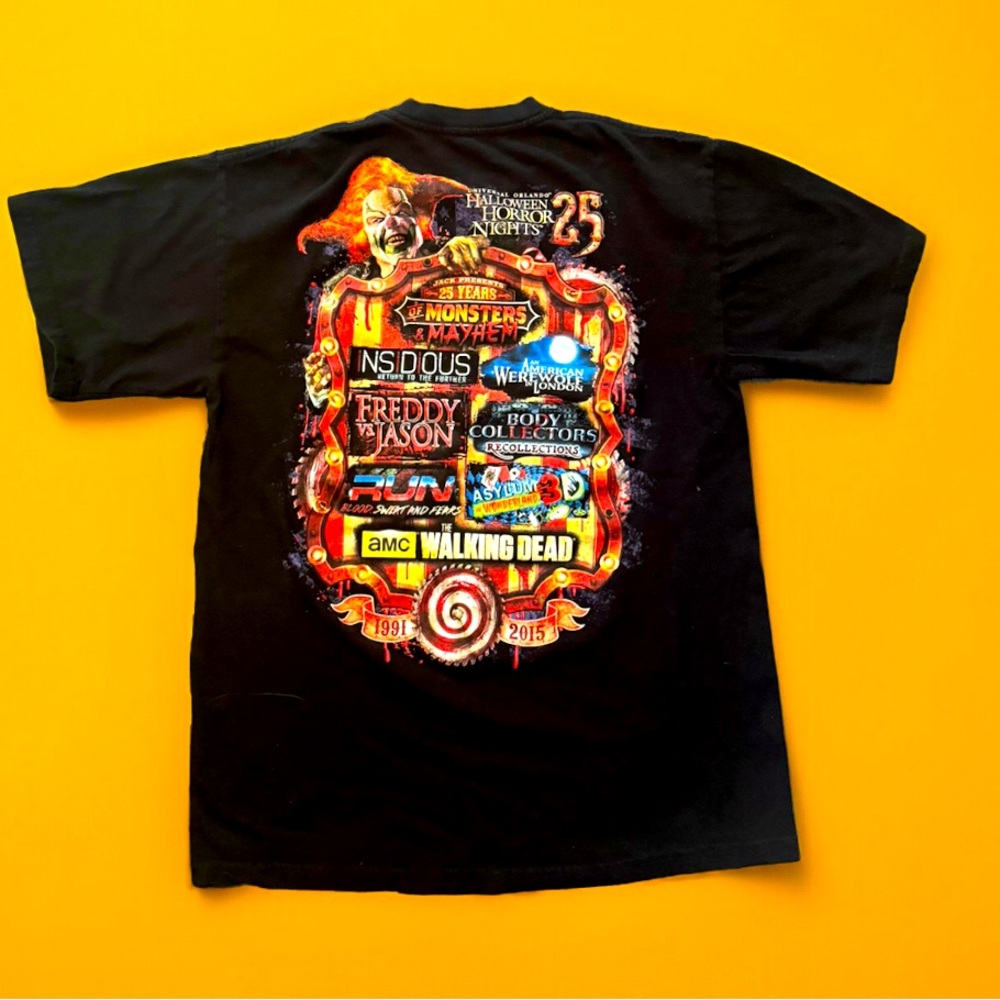 2015 Universal Studios Halloween Horror Nights Horror Shirt All Jackd Up Medium